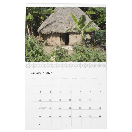 Äthiopischer Wall-Kalender Kalender (Jan 2027)