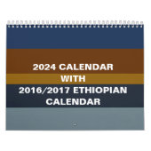 Äthiopischer Wall-Kalender-Konverter für das Jahr Kalender (Titelbild)