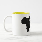 Äthiopischer Weltvereinigung Tadyas Afrika Amharic Zweifarbige Tasse (Links)