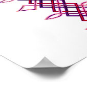 Äthiopisches Cross Poster (Ecke)