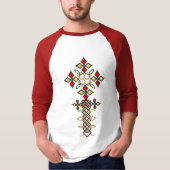Äthiopisches Cross-Shirt T-Shirt (Vorderseite)