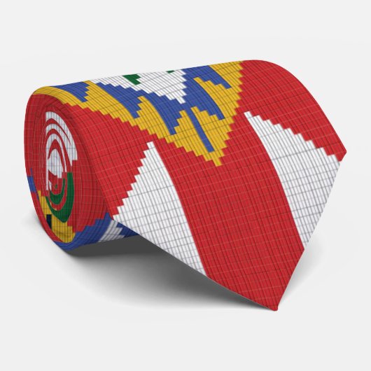 Äthiopisches Ethnisches Muster / Tilet Krawatte (Gerollt)