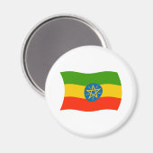 Äthiopisches Flaggenmagnet Magnet (Vorderseite/Rückseite)
