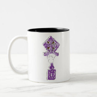 Äthiopisches Kreuz 2 Zweifarbige Tasse