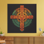 Äthiopisches Kreuz Leinwanddruck (Insitu (Wohnzimmer))