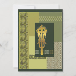 Äthiopisches Probekreuz Feiertagskarte