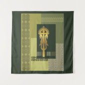 Äthiopisches Probekreuz Wandteppich (Vorderseite)