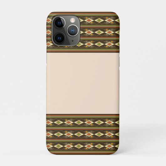 Äthiopisches Tebeb-Muster Case-Mate iPhone Hülle (Rückseite)
