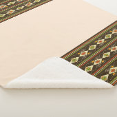 Äthiopisches Tebeb-Muster Sherpadecke (3/4)