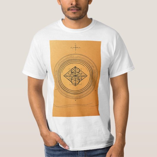 Athivasi Wellness Minimalistischer Resonanz T - Sh T-Shirt (Vorderseite)