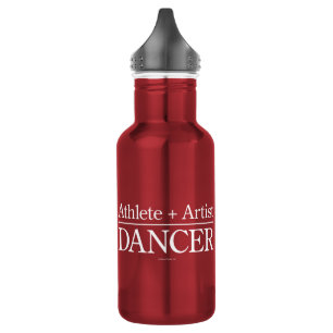 Athlet + Künstler = Tänzer Edelstahlflasche