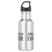 Athlet + Künstler = Tänzer Trinkflasche (Vorderseite)