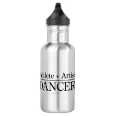 Athlet + Künstler = Tänzer Trinkflasche (Rechts)