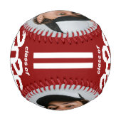 Athlete 2025 Red Abschluss Custom Foto Baseball (Rückseite)