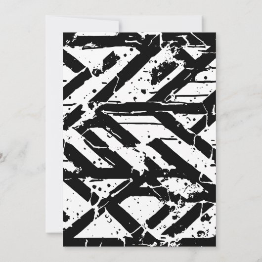 Athlete Abschluss löscht Cap On Einladung (Rückseite)