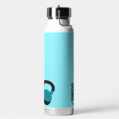 Athlete Fitness Coach Kettlebell Fuel Your Fire Trinkflasche (Links)