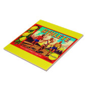 Athlete Fruchtkartett der 30er Jahre Fliese (Seite)