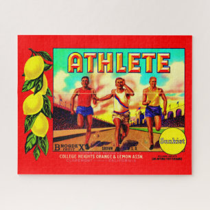 Athlete Fruchtkartett der 30er Jahre Puzzle