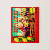 Athlete Fruchtkartett der 30er Jahre Puzzle (Vertikal)