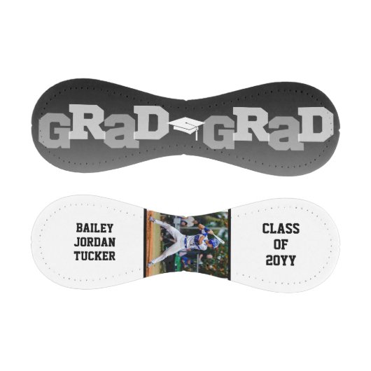 Athlete GRAD Black Ombre Abschluss Foto Baseball (Paneele)