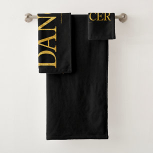 Athlete + Künstler = Tänzer Badhandtuch Set