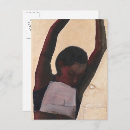 Athlete Postkarte (Vorne/Hinten)