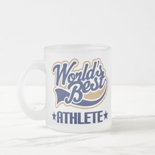 Athleten-Geschenk Mattglastasse (Links)