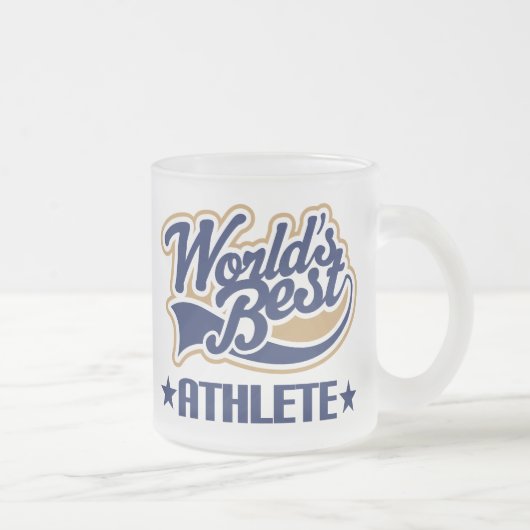 Athleten-Geschenk Mattglastasse (Rechts)