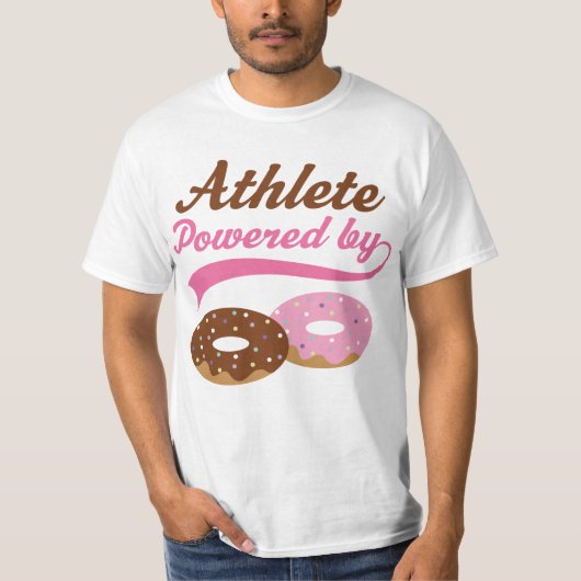 Athleten-lustiges Geschenk T-Shirt (Vorderseite)