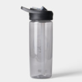 Athleten Name Blau schwarzen Volleyball Team Geist Trinkflasche (Rechts)