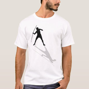 Athletensport der Speer-Wurfs-Leichtathletikmänne T-Shirt