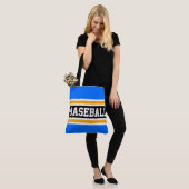 Athletic BASEBALL Bright Blue Black Yellow Strips Tasche (Am Model)