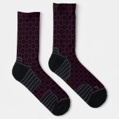 Athletic Crew Sock Lila Violet Black Classic Socken (Rechts)