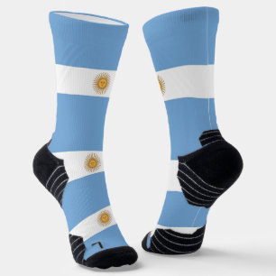 Athletic Crew Sock mit argentinischer Flagge Socken