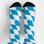 Athletic Crew Sock mit bayerischer Flagge Socken (Oben)