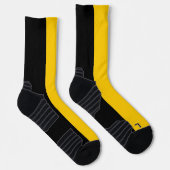 Athletic Crew Sock mit belgischer Flagge Socken (Rechts)