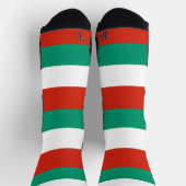 Athletic Crew Sock mit bulgarischer Flagge Socken (Oben)