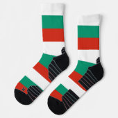 Athletic Crew Sock mit bulgarischer Flagge Socken (Links)