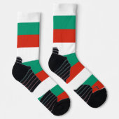 Athletic Crew Sock mit bulgarischer Flagge Socken (Rechts)