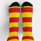 Athletic Crew Sock mit der Flagge Kataloniens Socken (Oben)