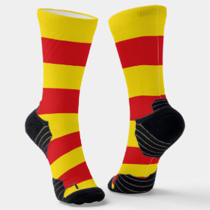 Athletic Crew Sock mit der Flagge Kataloniens Socken