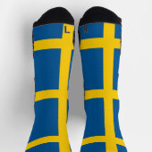 Athletic Crew Sock mit der Flagge Schwedens Socken (Oben)