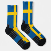 Athletic Crew Sock mit der Flagge Schwedens Socken (Rechts)