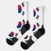 Athletic Crew Sock mit der Flagge Südkoreas Socken (Links)