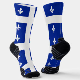Athletic Crew Sock mit der Flagge von Quebec, Kana Socken