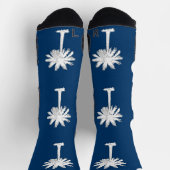 Athletic Crew Sock mit der Flagge von South Caroli Socken (Oben)