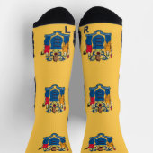 Athletic Crew Sock mit Fahne aus New Jersey Socken (Oben)
