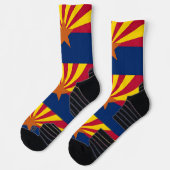 Athletic Crew Sock mit Fahne von Arizona, USA Socken (Links)