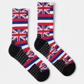 Athletic Crew Sock mit Fahne von Hawaii, USA Socken (Rechts)