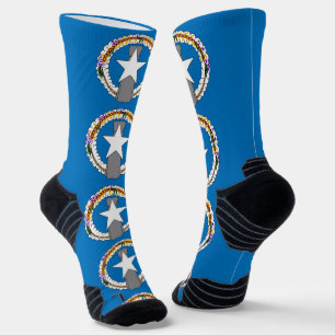Athletic Crew Sock mit Fahne von Northern Mariana Socken